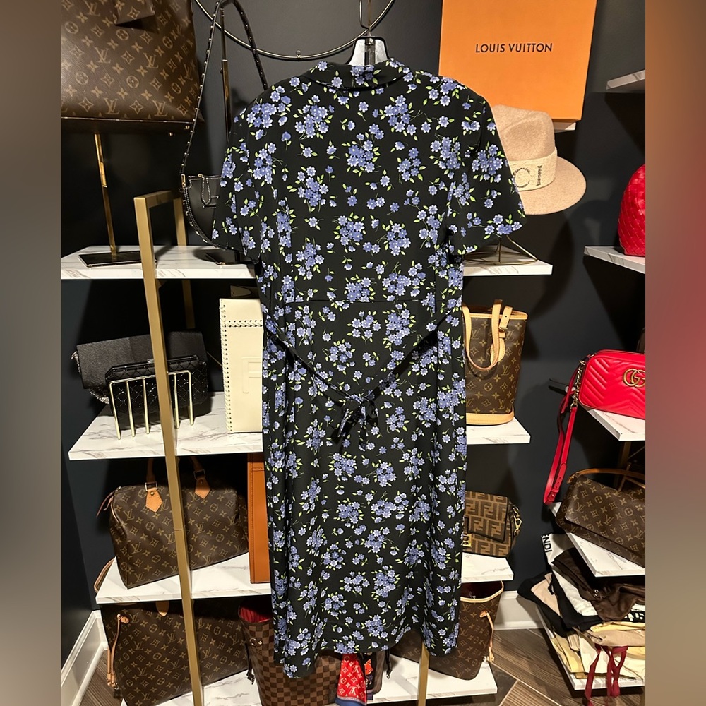 Women’s Midi Tie Floral Dress